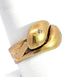 Antique 18KT Yellow Gold Snake Ring, c. 1918 - KFK, Inc.