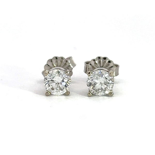 1CT Diamond Stud Earrings - KFK, Inc.