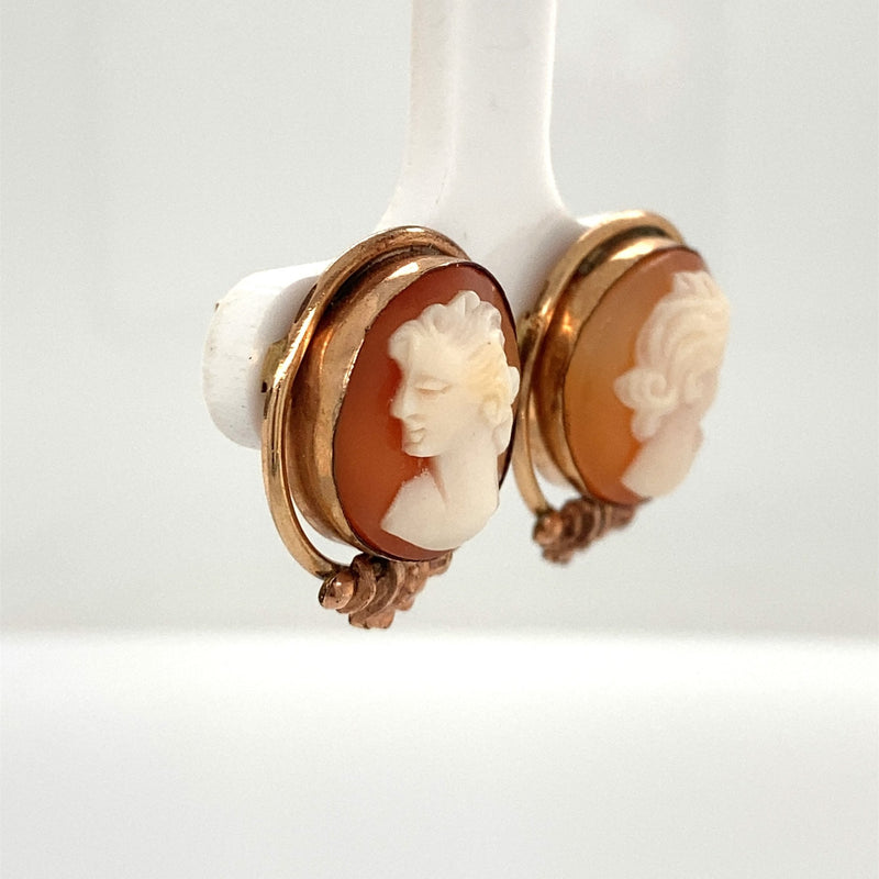 Antique Cameo Earrings - KFKJewelers