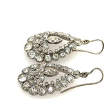 Antique Victorian 7.5CT Diamond Teardrop Earrings - KFK, Inc.