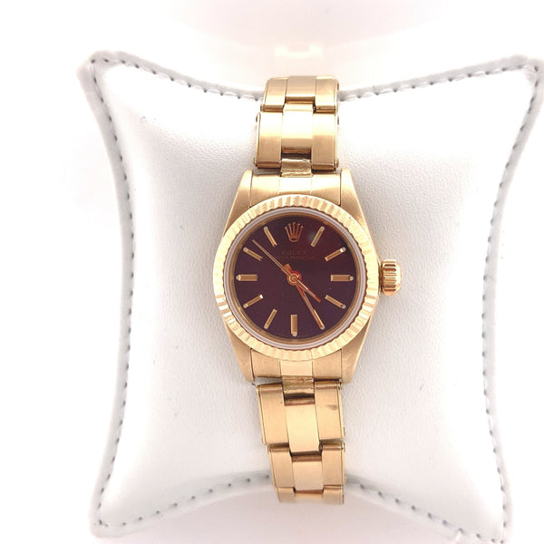 Rolex Oyster Perpetual,14KT Yellow Gold - KFKJewelers