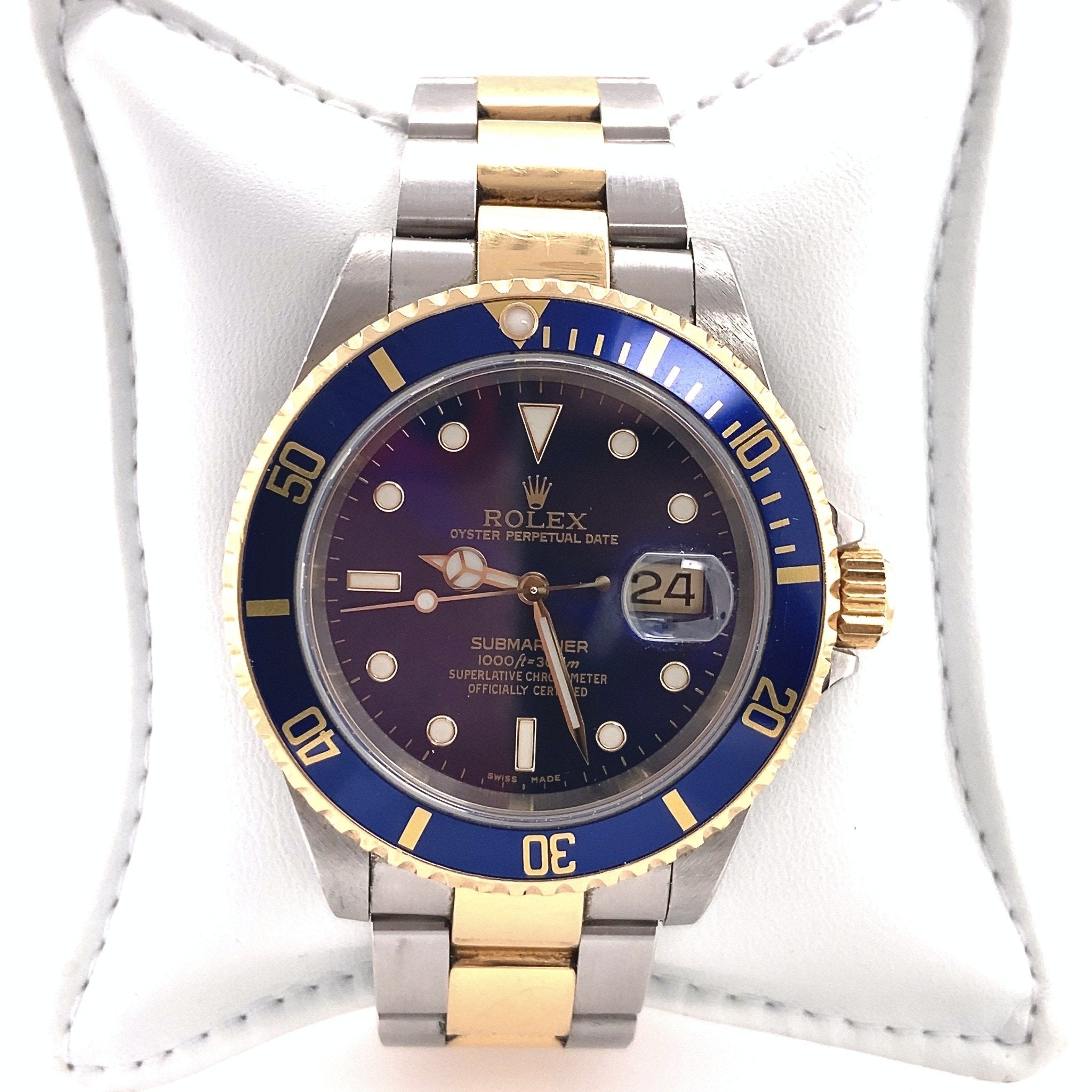Order Rolex Submariner Dual Tone Green Dial High Quality Swiss