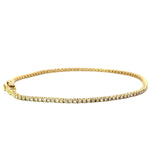 1.0 CT Diamond Tennis Bracelet, 14KT Yellow Gold - KFK Jewelers Los Angeles