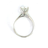 1.17CT round diamond solitaire, J Color, VVS2 Clarity with GIA report set in 14KT white gold KFK Jewelers Los Angeles