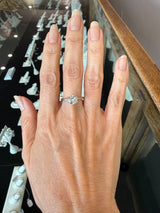 1.17CT round diamond solitaire, J Color, VVS2 Clarity with GIA report set in 14KT white gold KFK Jewelers Los Angeles