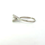 1.17CT round diamond solitaire, J Color, VVS2 Clarity with GIA report set in 14KT white gold KFK Jewelers Los Angeles