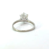 1.17CT round diamond solitaire, J Color, VVS2 Clarity with GIA report set in 14KT white gold KFK Jewelers Los Angeles