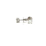 1.00CT Round Diamond Stud Earrings, Platinum - KFK, Inc.