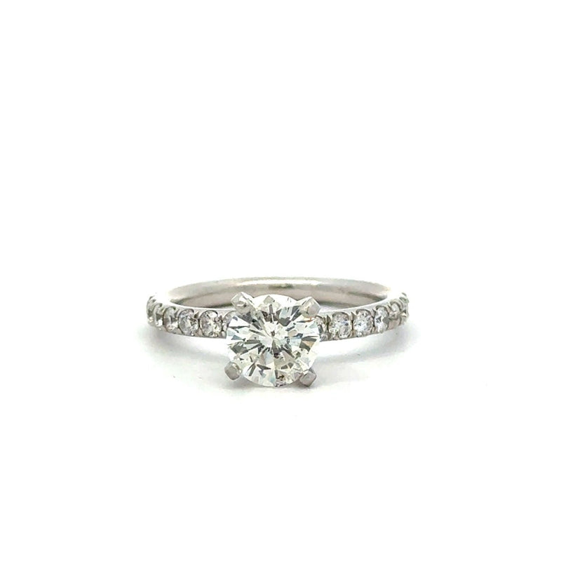 1.15CT Round Brilliant Diamond Engagement Ring - KFK, Inc.