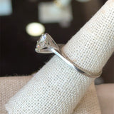 1.17CT Diamond Solitaire Set in 14KT White Gold - KFK, Inc.