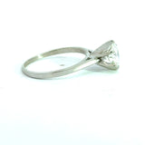 1.17CT Diamond Solitaire Set in 14KT White Gold - KFK, Inc.