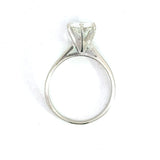 1.17CT Diamond Solitaire Set in 14KT White Gold - KFK, Inc.