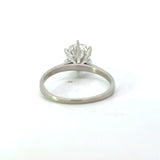 1.17CT Diamond Solitaire Set in 14KT White Gold - KFK, Inc.