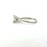 1.17CT Diamond Solitaire Set in 14KT White Gold - KFK, Inc.