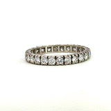 14KT White Gold Diamond Eternity Band, Size 5.25 - KFK, Inc.