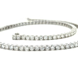 19.10CT Diamond Tennis Necklace 18KT White Gold - KFK, Inc.