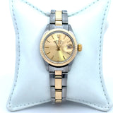 Rolex Ladies Date 26mm Two Tone  14KT yellow gold and stainless steel watch from 1971 KFK Jewelers Los Angeles