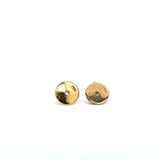 1.00CT Asscher-Cut Diamond Stud Earrings Bezel Set 18KT yellow gold KFK Jewelers Los Angeles