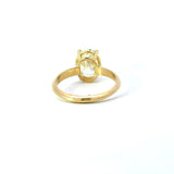 2.00CT Oval Diamond Solitaire in 18KT Yellow Gold - KFK, Inc.