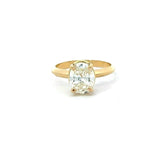 2.00CT Oval Diamond Solitaire in 18KT Yellow Gold - KFK, Inc.
