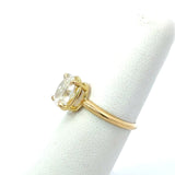 2.00CT Oval Diamond Solitaire in 18KT Yellow Gold - KFK, Inc.