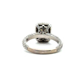 2.05CT Light Fancy Yellow Diamond Ring, 18KT White Gold - KFK, Inc.