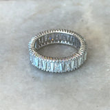 3.00CT Baguette Diamond Platinum Eternity Band - KFK, Inc.