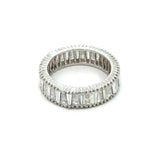 3.00CT Baguette Diamond Platinum Eternity Band - KFK, Inc.