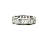 3.00CT Baguette Diamond Platinum Eternity Band - KFK, Inc.