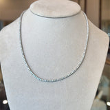 4.00CT Diamond Tennis Necklace, 14KT White Gold - KFK, Inc.