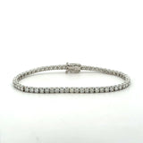 5.00CT diamond tennis bracelet, set in 14K white gold 7 inches long KFK Jewelers Los Angeles
