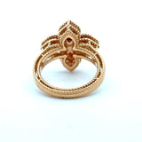 Roberto Coin 18KT Rose Gold Princess Flower Diamond Ring