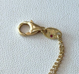 Roberto Coin 18KT Yellow Gold Venetian Princess Diamond Dual Chain Necklace KFK Jewelers Los Angeles