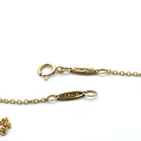 Tiffany Elsa Peretti Spain 18KT yellow gold 15mm open heart pendant necklace KFK Jewelers Los Angeles