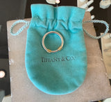 Tiffany sterling silver and 18K yellow gold 2-wire coil band size 7 KFK Jewelers Los Angeles