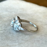 Antique 1.28CT Platinum Art Deco Diamond Ring - KFK, Inc.