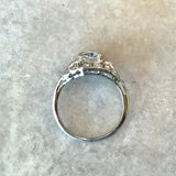 Antique 1.28CT Platinum Art Deco Diamond Ring - KFK, Inc.