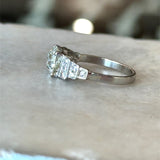 Antique 1.32CT Diamond Art Deco Platinum Ring - KFK, Inc.