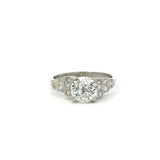 Antique 1.32CT Diamond Art Deco Platinum Ring - KFK, Inc.