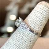 Antique 1.32CT Diamond Art Deco Platinum Ring - KFK, Inc.