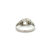 Antique 1.32CT Diamond Art Deco Platinum Ring - KFK, Inc.