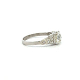 Antique 1.32CT Diamond Art Deco Platinum Ring - KFK, Inc.