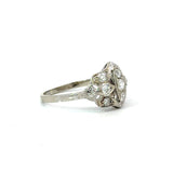 Antique 14K .58CT Old Mine Cut Diamond Dinner Ring - KFK, Inc.