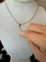 Antique 14KT Platinum Lariat Chain Necklace - KFK, Inc.