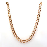 Antique early-1900's 14KT rose gold curb chain 17 inches KFK Jewelers Los Angeles