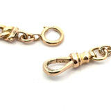 Antique early-1900's 14KT rose gold curb chain 17 inches KFK Jewelers Los Angeles