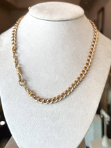 Antique early-1900's 14KT rose gold curb chain 17 inches KFK Jewelers Los Angeles