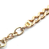 Antique early-1900's 14KT rose gold curb chain 17 inches KFK Jewelers Los Angeles