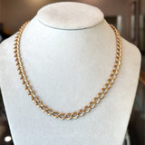 Antique early-1900's 14KT rose gold curb chain 17 inches KFK Jewelers Los Angeles