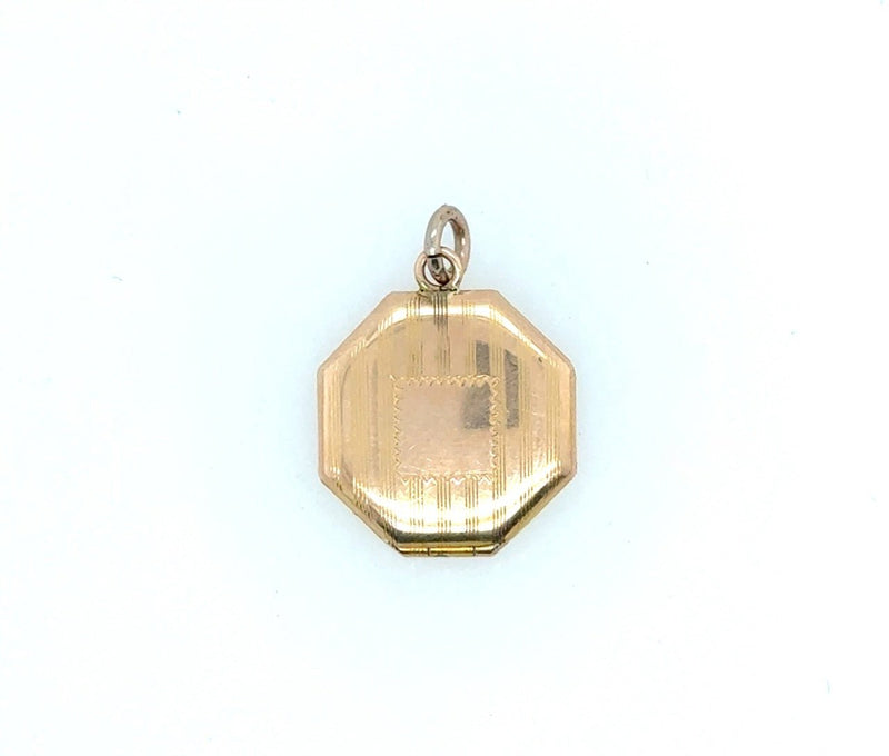 Antique 14KT Yellow Gold Small Locket - KFK, Inc.